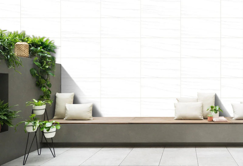 Splendor White Dolomite 12x24 Polished Porcelain Tile