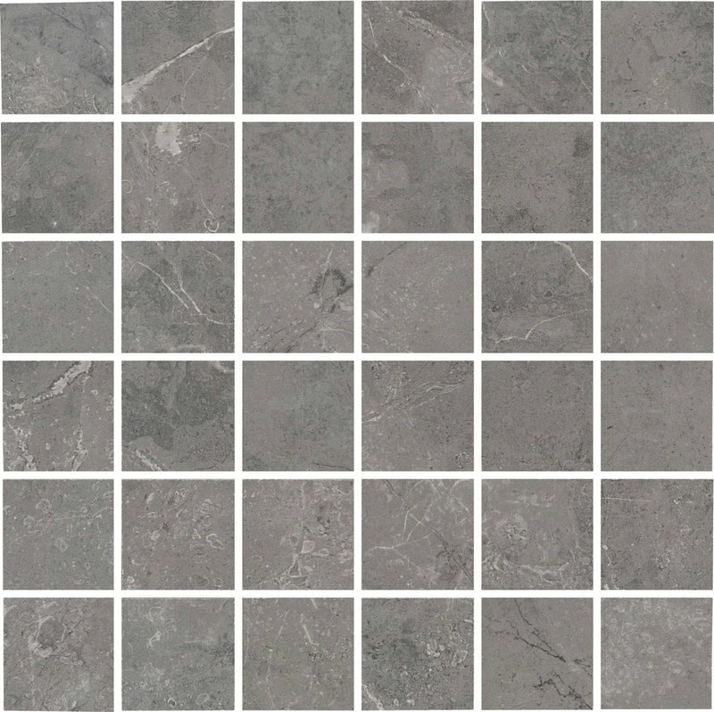 St. Croix Ash 2x2 Porcelain Mosaic Tile