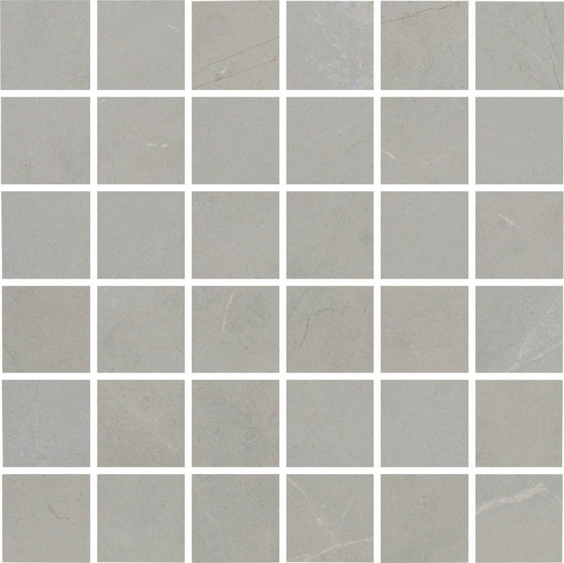 St. Croix Pewter 2x2 Porcelain Mosaic Tile