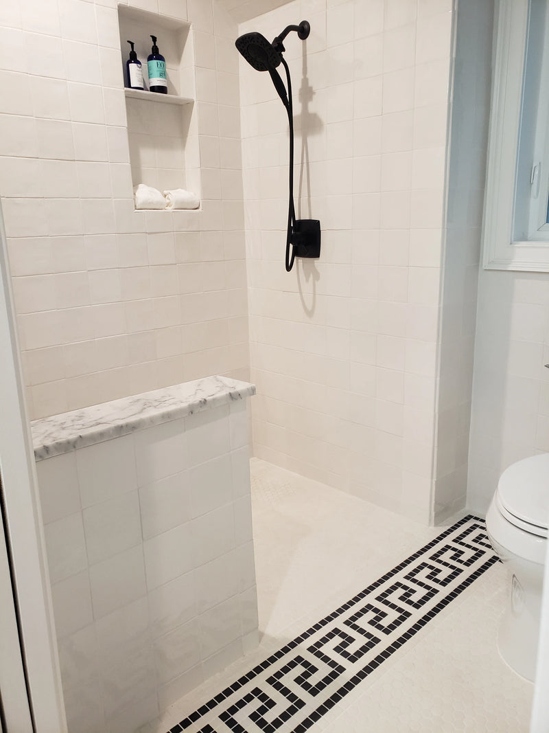 St. Tropez Blanco 2.5x5 Bullnose Ceramic Wall Tile