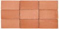 St. Tropez Coral 2.5x5 Bullnose Ceramic Wall Tile
