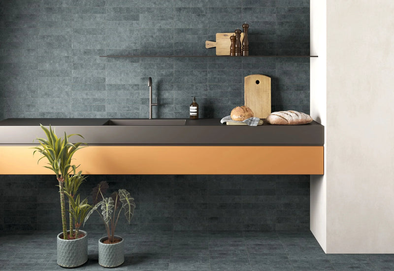 Stage Denim 4x4 Natural Porcelain Tile