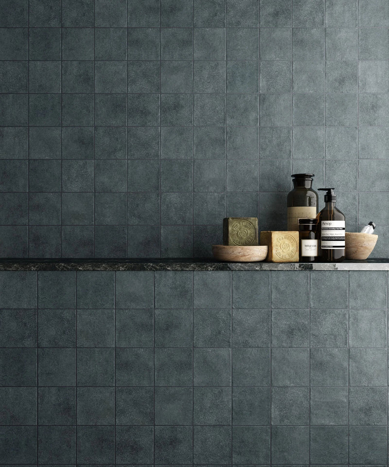 Stage Denim 4x4 Natural Porcelain Tile