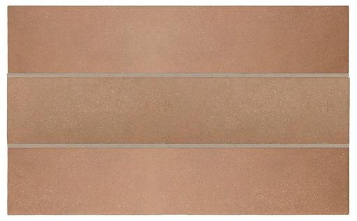 Stage Terracotta 2.5x12 Natural Porcelain Tile
