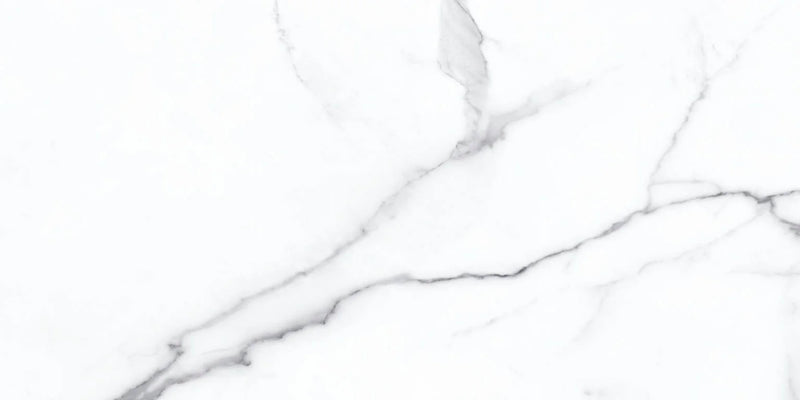 Statuario Bianco 24x48 Polished Porcelain Tile