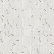 Statuario Celano Picket 0.24 Inch Recycles Glass Mosaic Tile