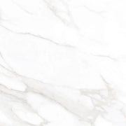 Statuario Mercury 24x24 Polished Marble Look Porcelain Tile