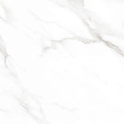 Statuario Mercury 24x24 Polished Marble Look Porcelain Tile