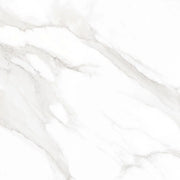 Statuario Mercury 24x24 Polished Marble Look Porcelain Tile