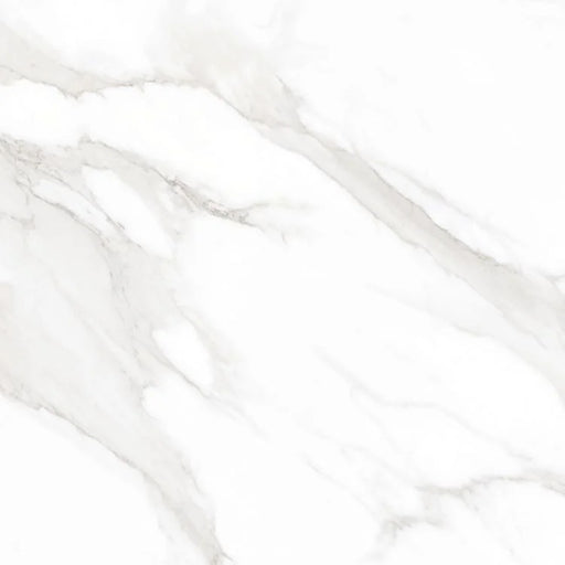 Statuario Mercury 24x24 Polished Marble Look Porcelain Tile