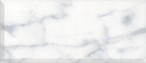 Statuary Bright Statuary 4x10 Beveled Ceramic Wall Tile