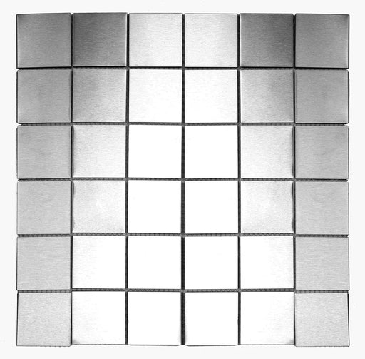 Steel 2x2 Stainless Steel Mosaic