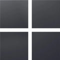 Stellar Matte Black 9.25x9.25 Porcelain Matte Wall & Floor Tile