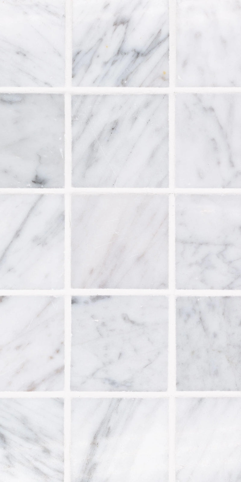 STO-RE Carrara 2-1/4x2-1/4 Square Polished Marble Mosaic