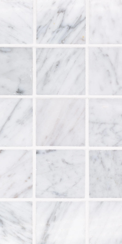STO-RE Carrara 2-1/4x2-1/4 Square Polished Marble Mosaic