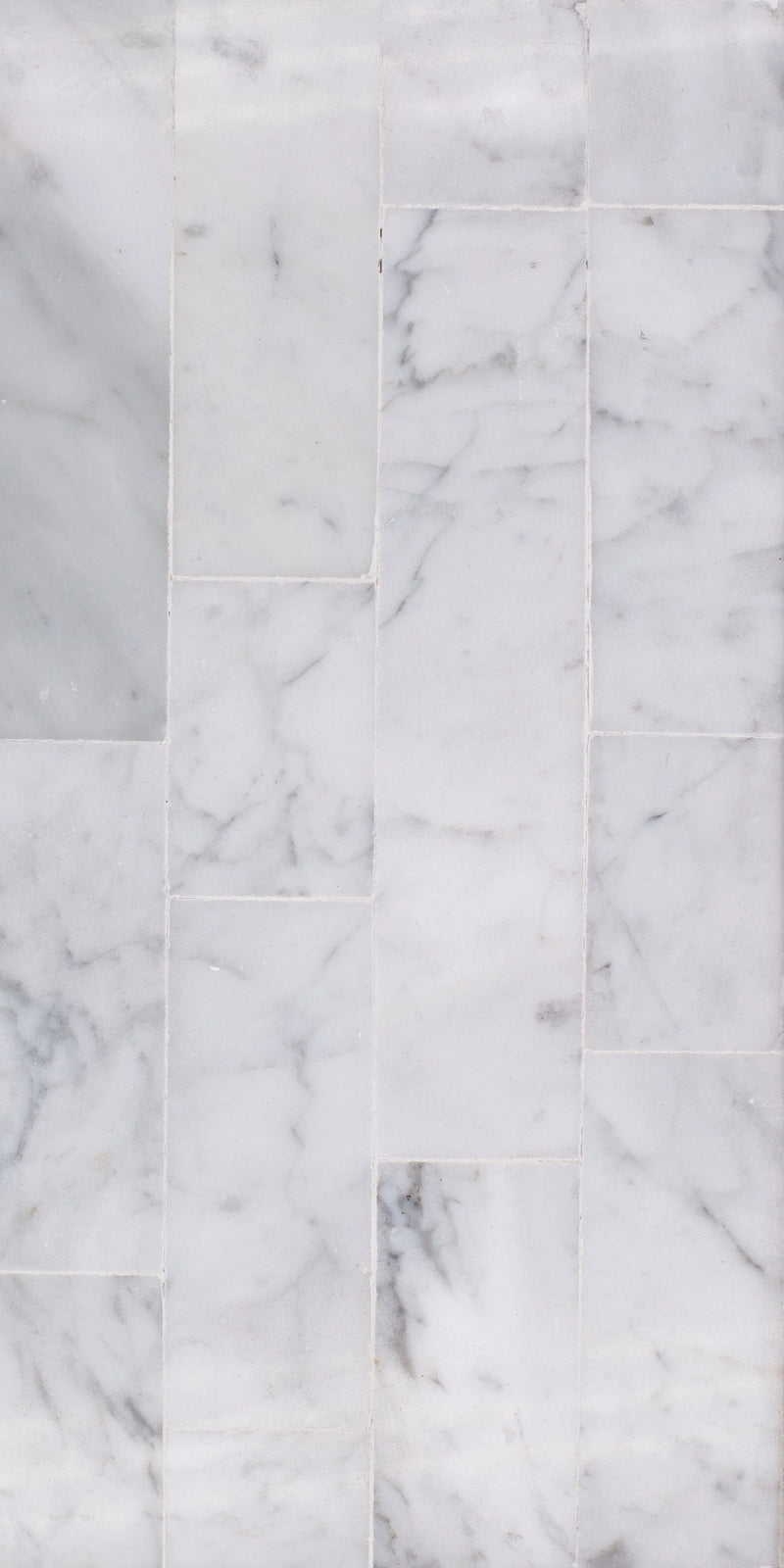 STO-RE Carrara 6x24 Culture Pattern Polished Marble Mosaic