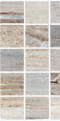 STO-RE Ocean White 2-1/2x2-1/2 Hexagon Polished Marble Mosaic