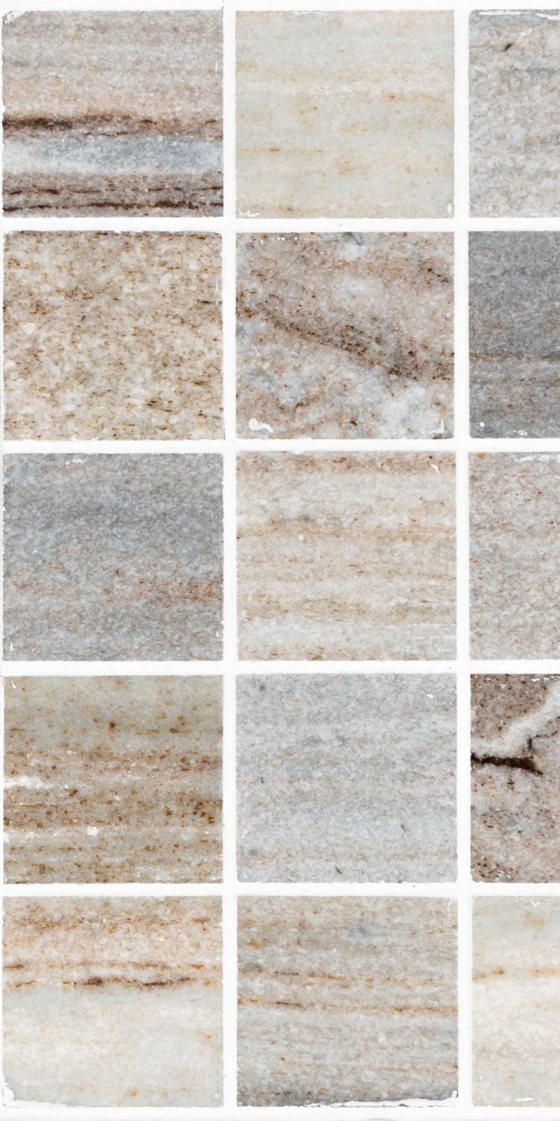 STO-RE Ocean White 2-1/2x2-1/2 Hexagon Polished Marble Mosaic