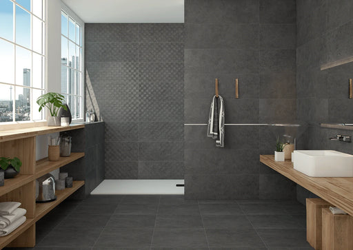 Stone Basel Grafito 24x48 Glazed Porcelain Tile