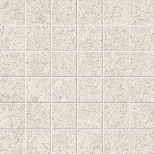 Stone White 2x2 Rectified Porcelain Mosaic Tile