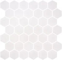 Stoneglass XL White 2x2 Glass Mosaic