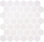Stoneglass XL White 2x2 Glass Mosaic