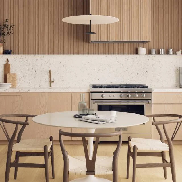 Strata Haya 24x48 Ribbed Wood Look 3D Deco Matte Ceramic Tile