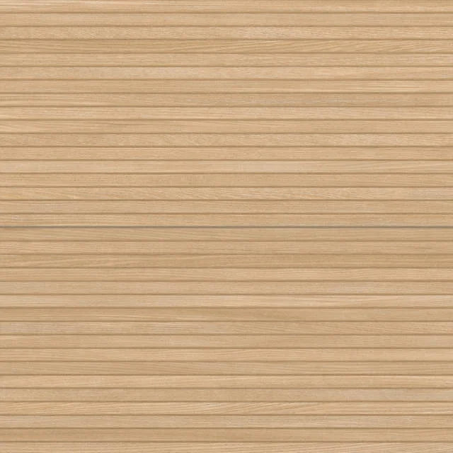 Strata Roble 48x24 Ribbed Matte 3D Deco Wood Look Ceramic Tile