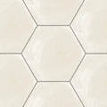 Stratford Hex WhiteDec 7x8 Porcelain Tile