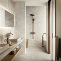 Stream Bone 2.5x5.5 Octagon Porcelain Mosaic Tile