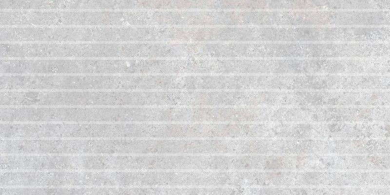 Stream Silver 12x24 Flutes Porcelain Tile