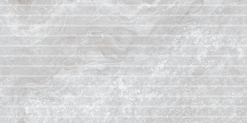 Stream Silver 12x24 Flutes Porcelain Tile