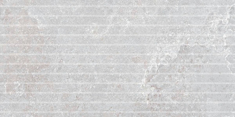 Stream Silver 12x24 Flutes Porcelain Tile