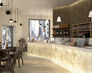 Stripes Mix Bamboo 9.8x9.8 Matte Ceramic Mosaic