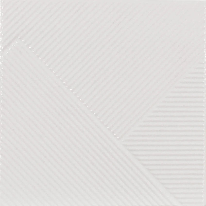 Stripes Mix Glacier 9.8x9.8 Matte Ceramic Tile
