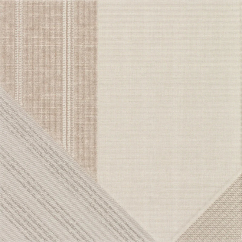 Stripes Mix Linen 9.8x9.8 Matte Ceramic Tile