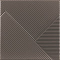 Stripes Mix Mercury 9.8x9.8 Matte Ceramic Tile