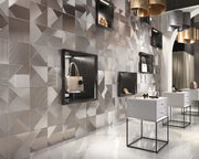 Stripes Mix Mercury 9.8x9.8 Matte Ceramic Tile