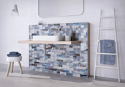 Sublime Blue 11.73x11.73 Glass Mosaic