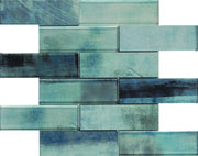 Sublime Blue 11.73x11.73 Glass Mosaic