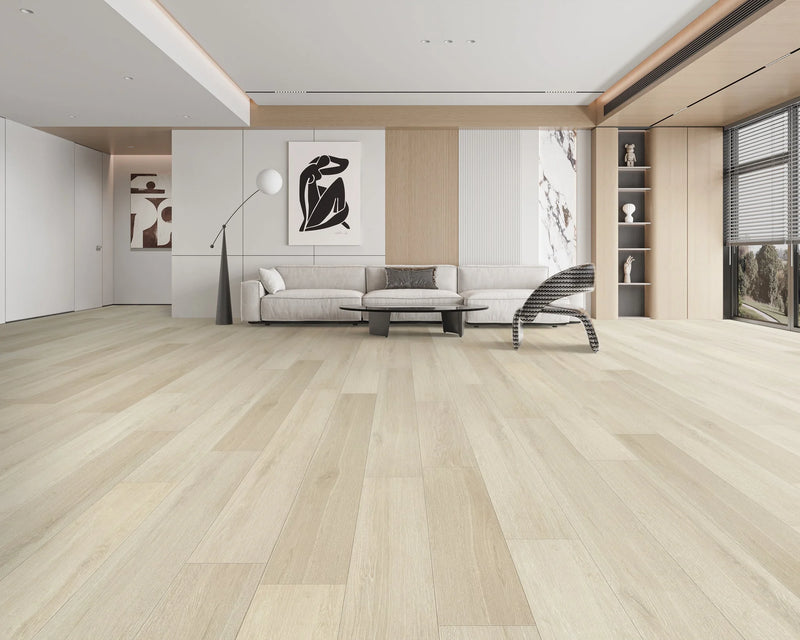 Summa Lumen Ash 9-1/4x60 EIR Micro-Bevel Matte AC5 Waterproof Laminate Flooring