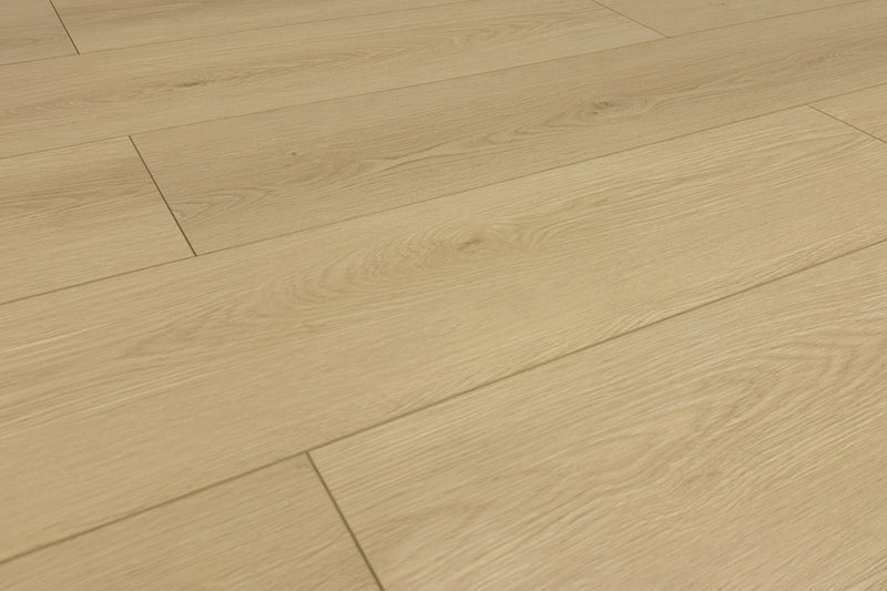 Summa Pacific Beige 9-1/4x60 Embossed Bevel Matte AC5 Waterproof Laminate Flooring