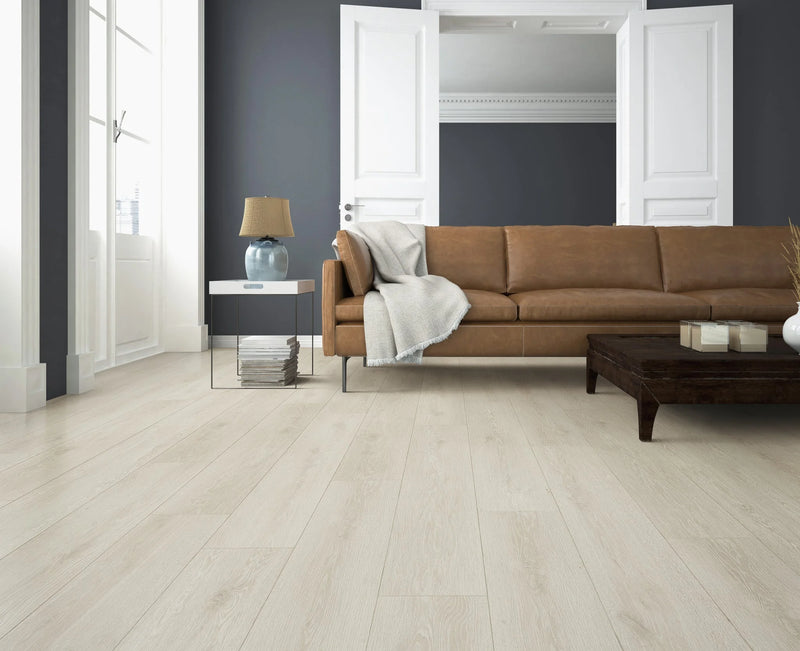 Summa Allure Grey 9-1/4x60 EIR Micro-Bevel Matte AC5 Waterproof Laminate Flooring