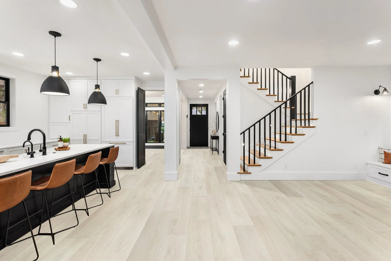 Summa Allure Grey 9-1/4x60 EIR Micro-Bevel Matte AC5 Waterproof Laminate Flooring