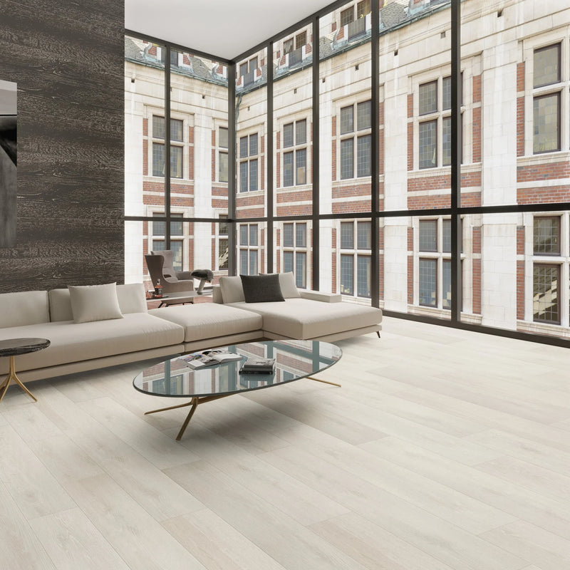Summa Allure Grey 9-1/4x60 EIR Micro-Bevel Matte AC5 Waterproof Laminate Flooring