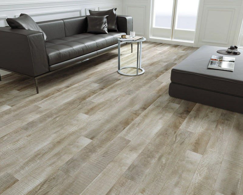 Summa Antique Pearl 7-3/4x48 Embossed Bevel Matte AC5 Waterproof Laminate Flooring