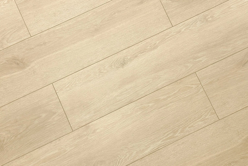 Summa Calypso Tan 9-1/4x60 EIR Micro-Bevel Matte AC5 Waterproof Laminate Flooring