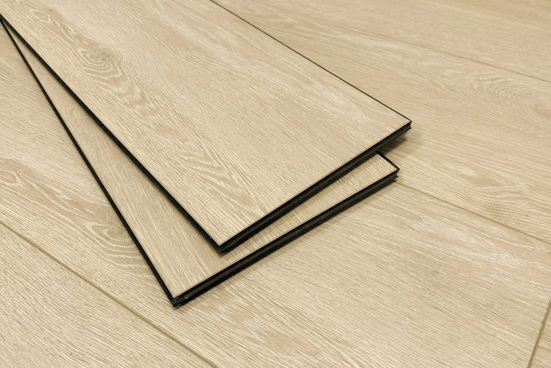 Summa Calypso Tan 9-1/4x60 EIR Micro-Bevel Matte AC5 Waterproof Laminate Flooring