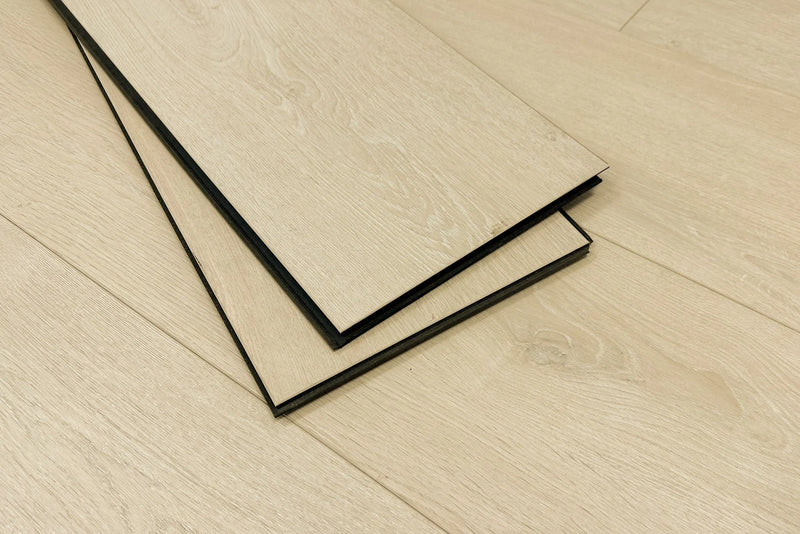 Summa Coastal Beige 9-1/4x60 EIR Micro-Bevel Matte AC5 Waterproof Laminate Flooring