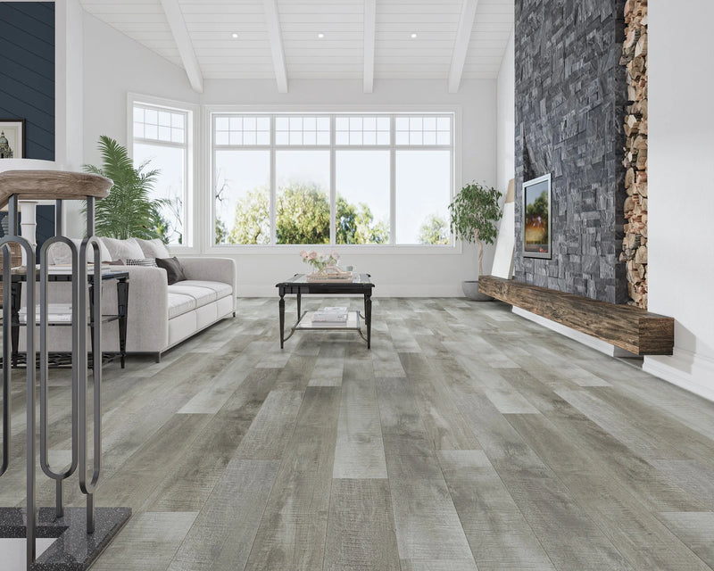 Summa Intrepid Nickel 7-3/4x48 Embossed Bevel Matte AC5 Waterproof Laminate Flooring